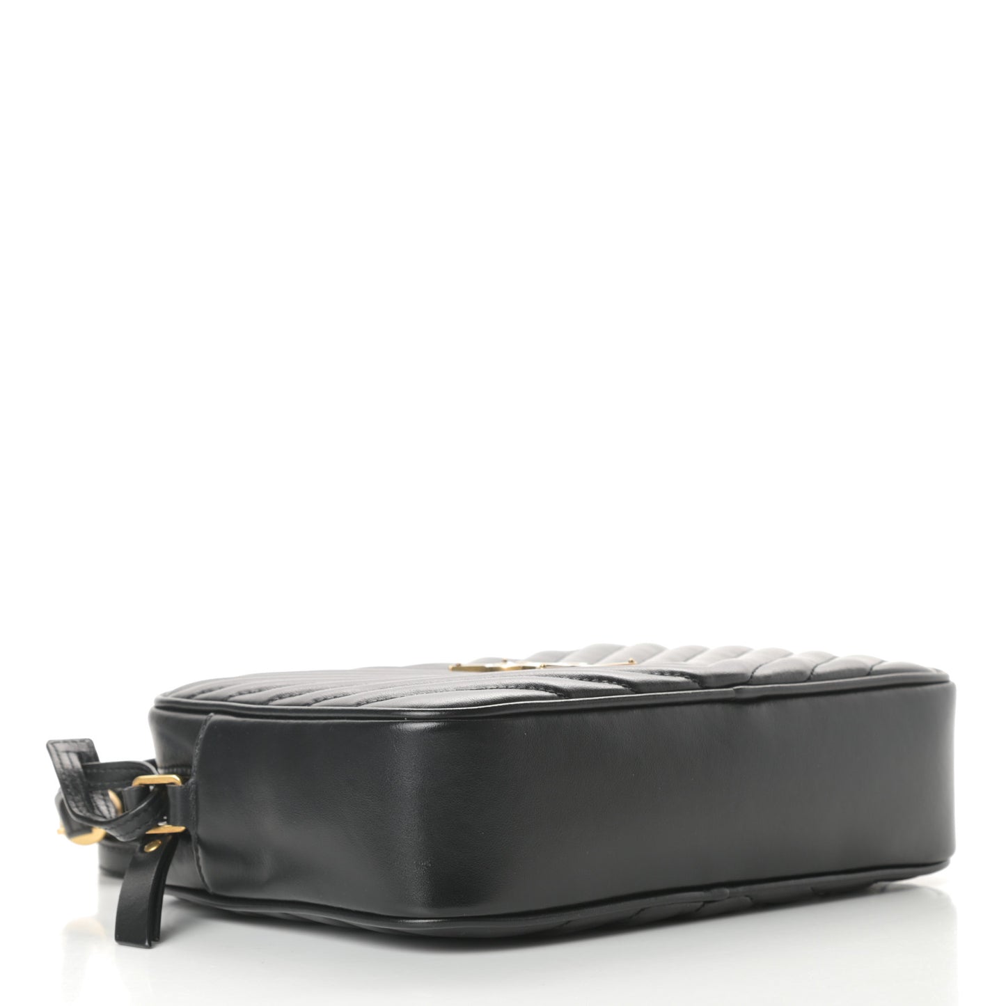 Calfskin Matelasse Monogram Lou Camera Bag Black