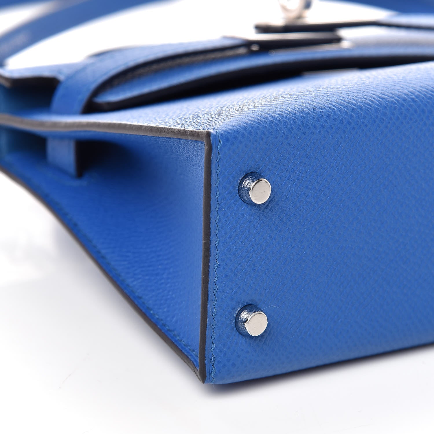 Hermes Epsom Mini Kelly Sellier 20 Bleu Zellige 5 of 11