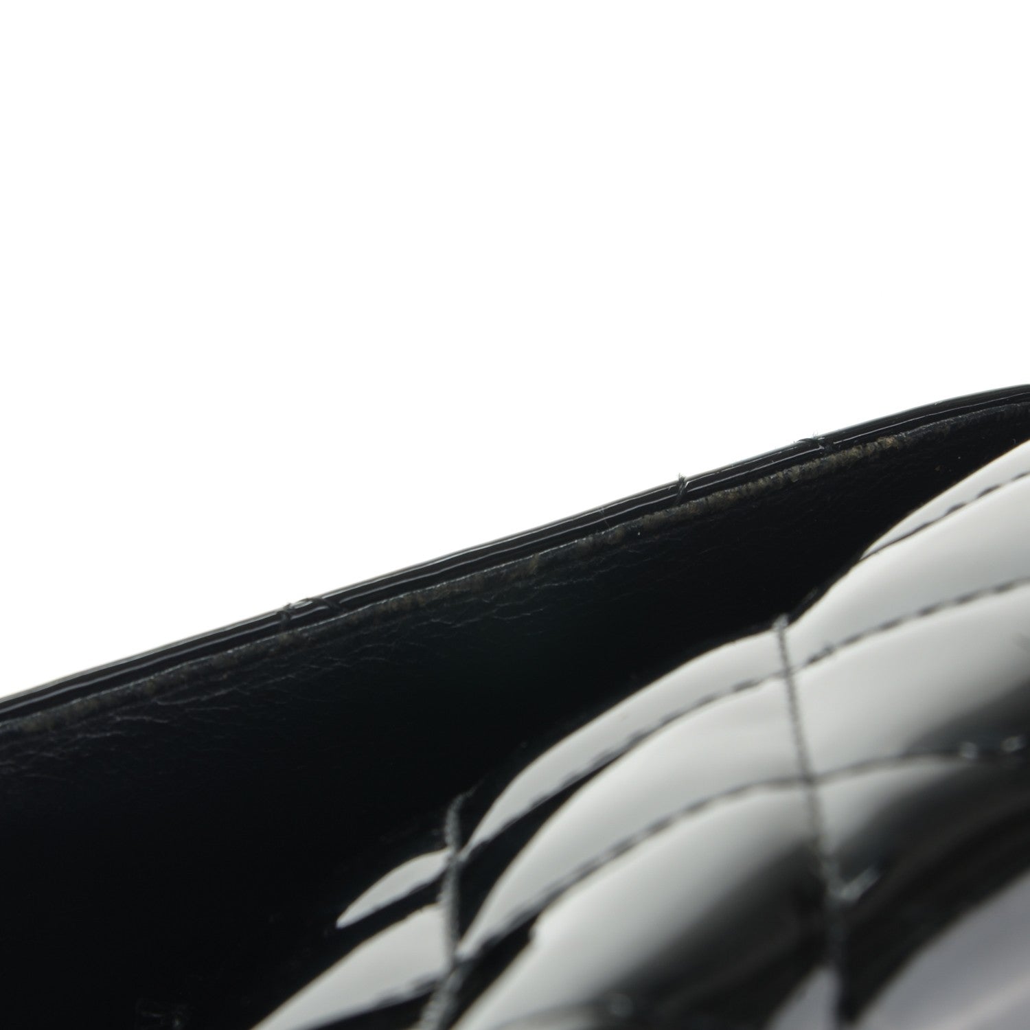Chanel Patent Quilted Maxi Single Flap Black 8 of 10