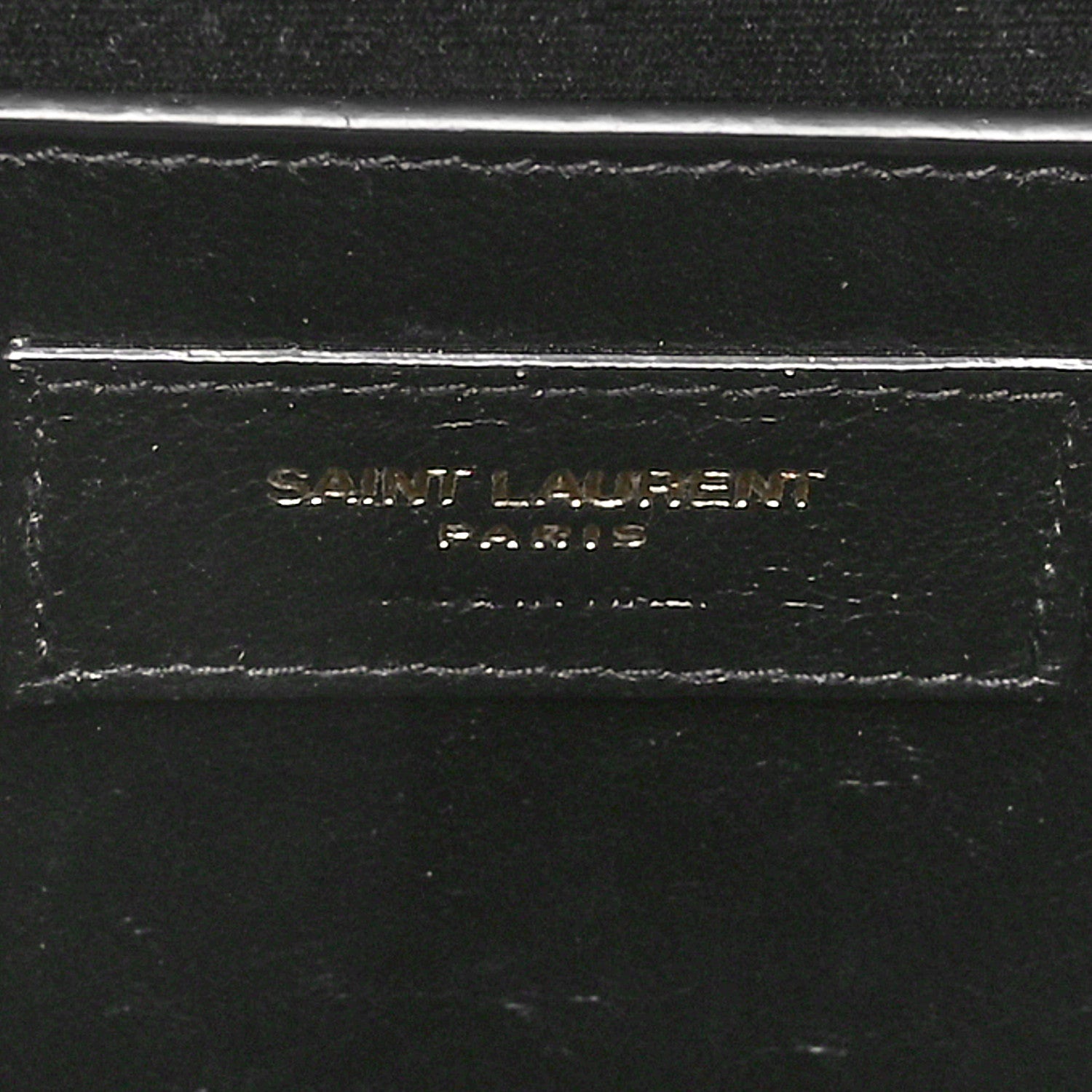 Saint Laurent Lambskin Mixed Matelasse Triquilt Medium Monogram Satchel Black 6 of 10