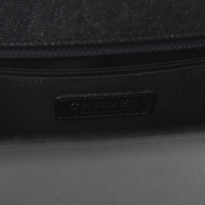Chanel Caviar Quilted New Medium Boy Flap Black 8 of 12