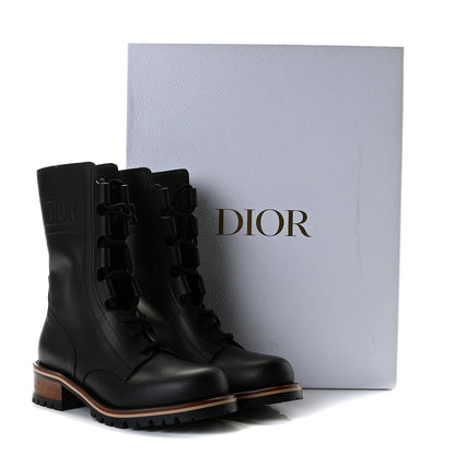 Christian Dior Calfskin Dior Quest 35mm Hiking Boots 36.5 Black 4 of 12