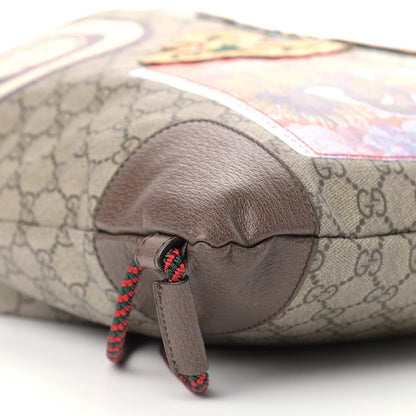Gucci Soft GG Supreme Monogram Courrier Drawstring Backpack 5 of 6