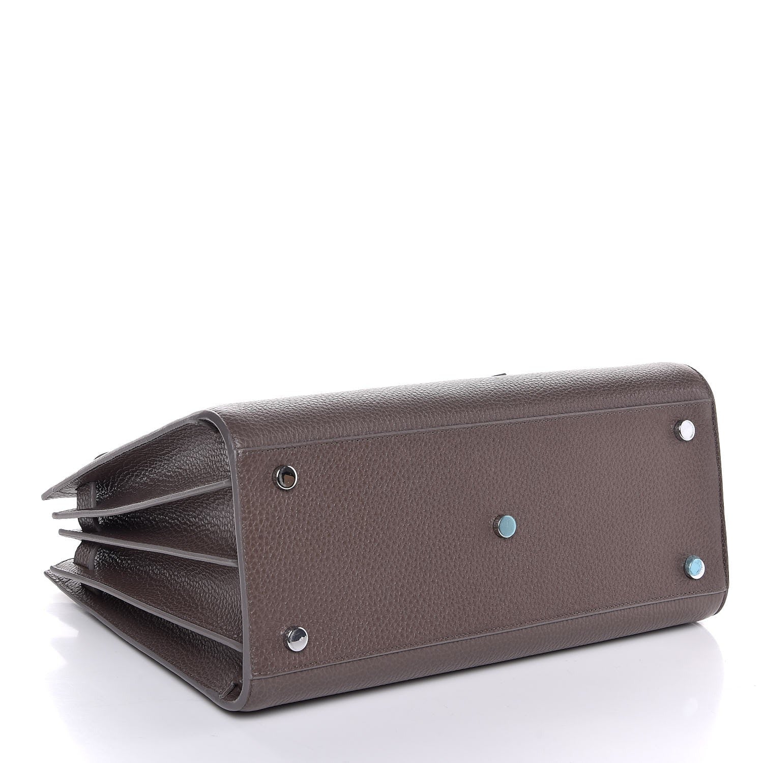 Saint Laurent Grained Calfskin Small Sac De Jour Fog 5 of 9