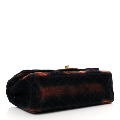 Chanel Ombre Velvet Quilted 2.55 Reissue 225 Flap Navy 4 of 13