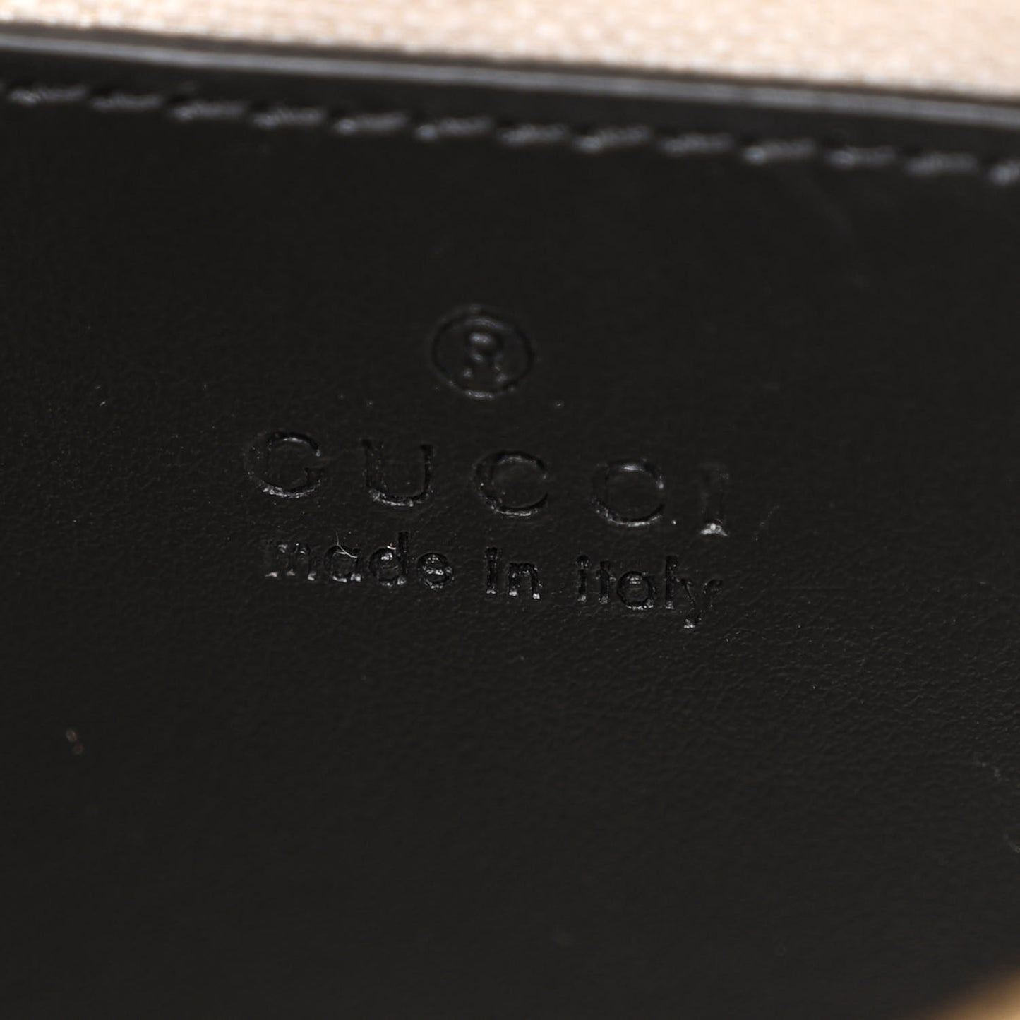 Calfskin GG Matelasse Shoulder Bag Black Natural