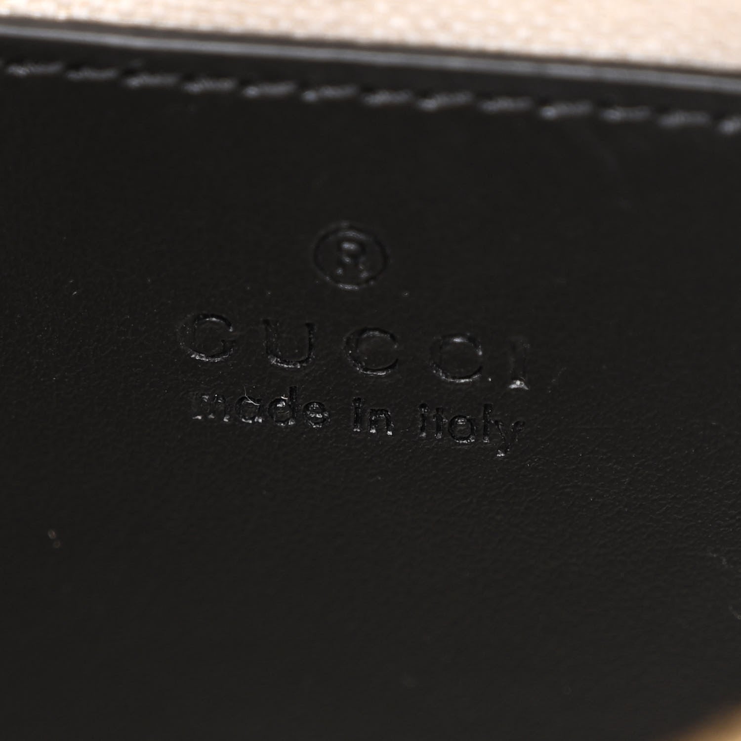 Gucci Calfskin GG Matelasse Shoulder Bag Black Natural 8 of 12