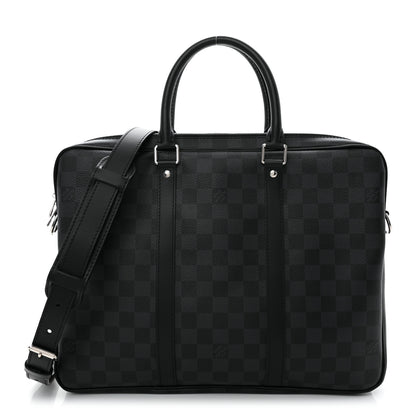 Louis Vuitton Damier Graphite Porte Documents Voyage PM 1 of 9