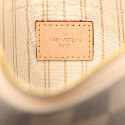 Louis Vuitton Damier Azur Neverfull MM GM Pochette 6 of 8