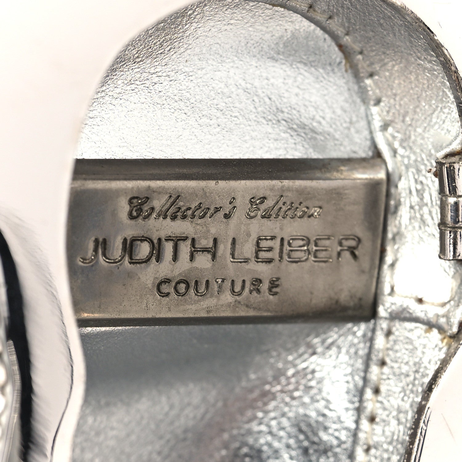 Judith Leiber Crystal French Bulldog Fred Minaudiere Clutch 5 of 9
