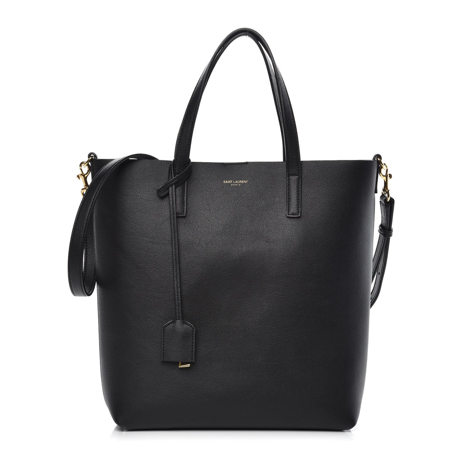 Calfskin Toy Shopping Tote Black