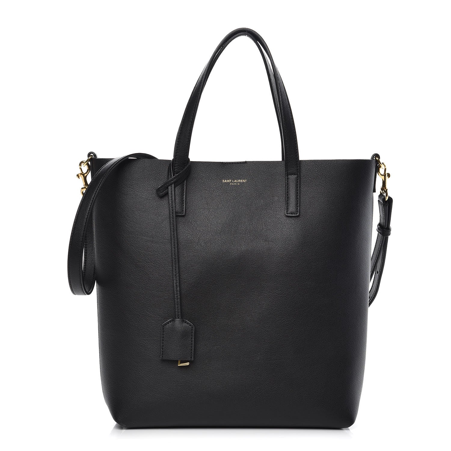 Saint Laurent Calfskin Toy Shopping Tote Black 1 of 8