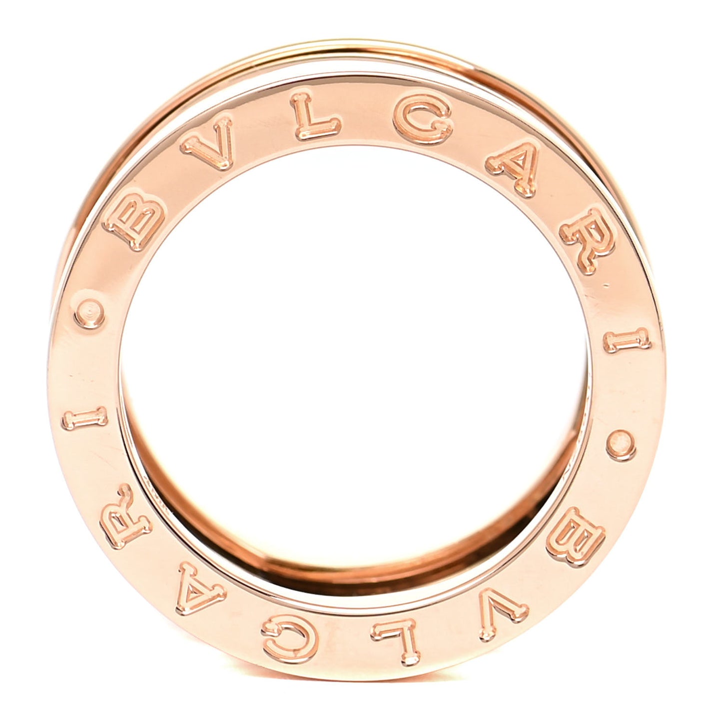 18K Rose Gold B.Zero1 Legend Three-Band Ring 53 6.5