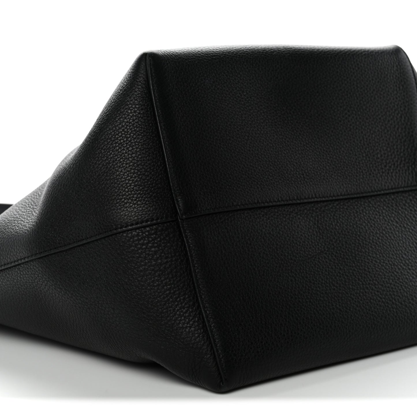 Grained Calfskin Large N/S Park Tote Black
