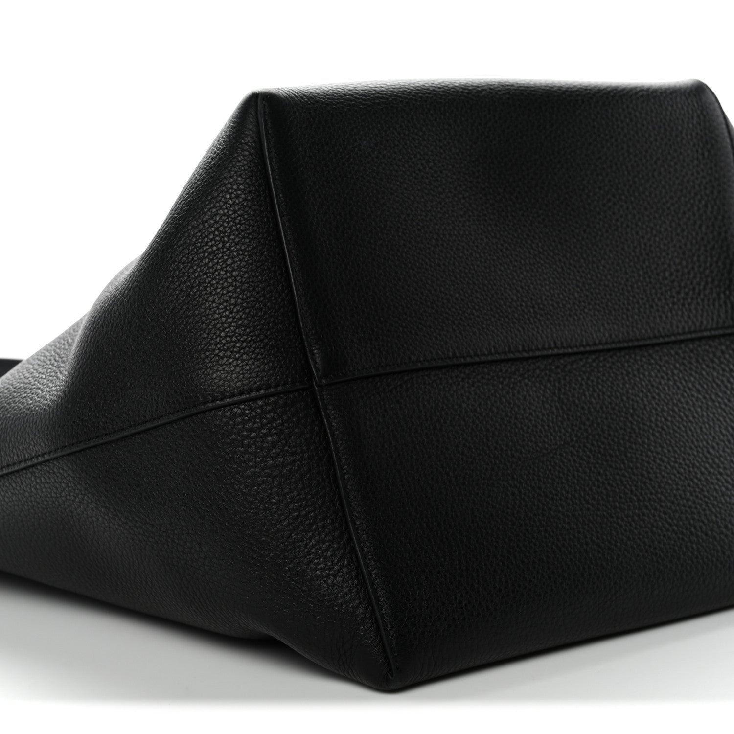 The Row Grained Calfskin Large N/S Park Tote Black 9 of 12