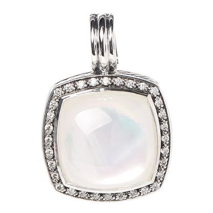David Yurman Sterling Silver Diamond Moon Quartz Moonlight Ice Enhancer 1 of 4