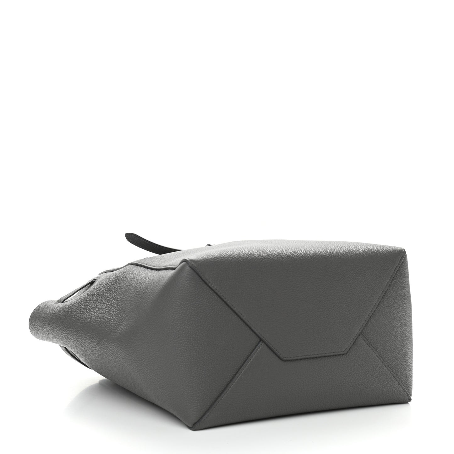 Soft Grained Calfskin Small Belt Cabas Phantom Grey