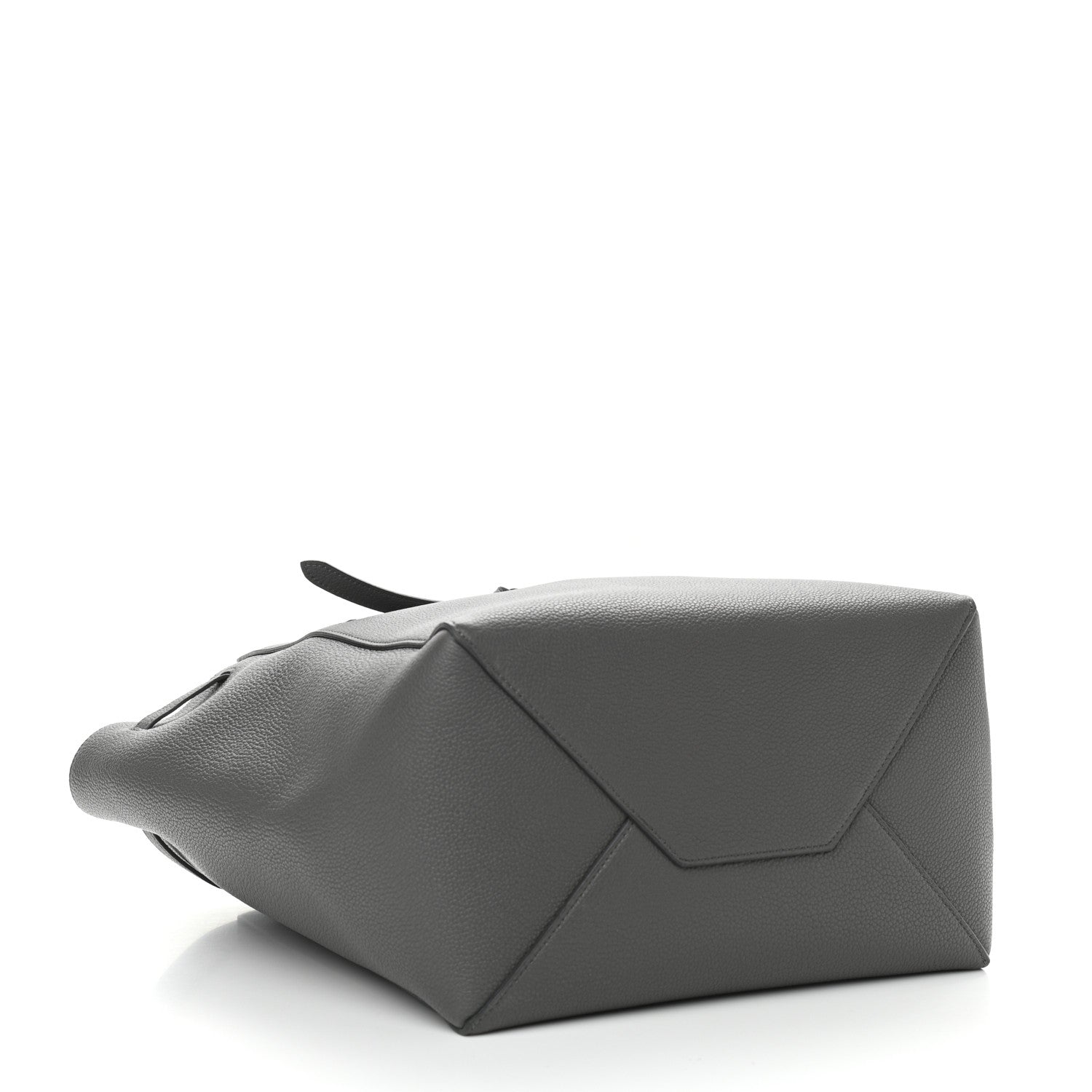 Celine Soft Grained Calfskin Small Belt Cabas Phantom Grey 4 of 11
