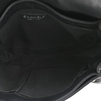 Chanel Calfskin Medium Boy Reverso Flap Black 4 of 16