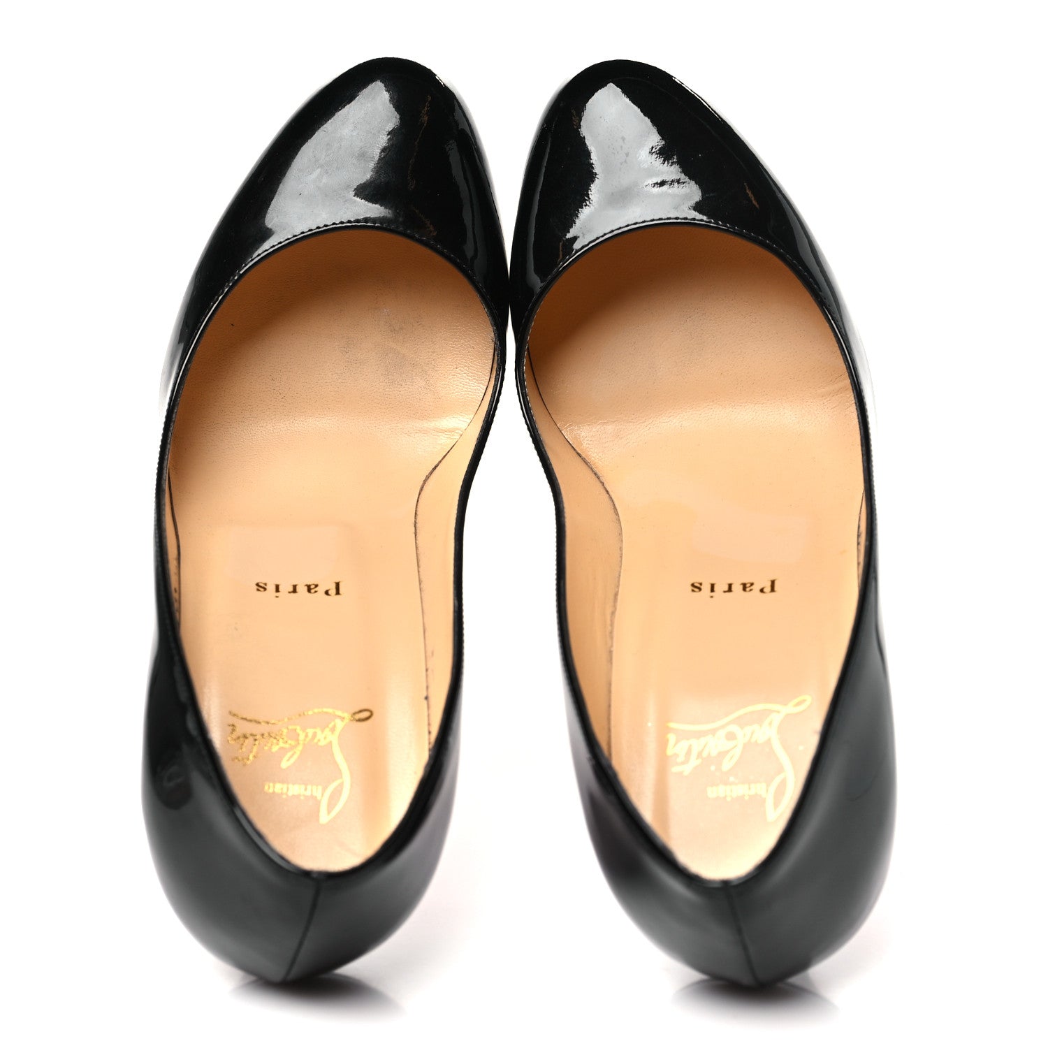 Christian Louboutin Patent Fifille 100 Pumps 39 Black 2 of 10