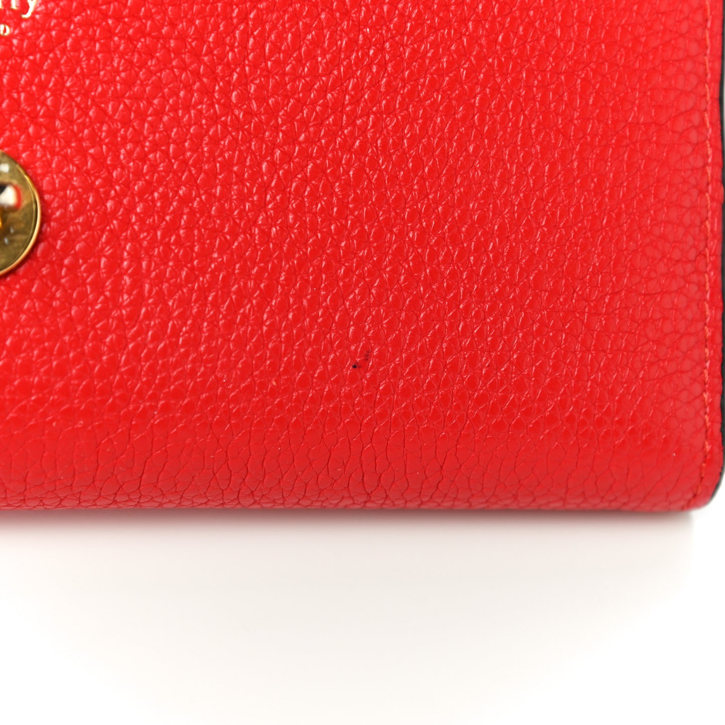 Small Classic Grain Darley Wallet Fiery Red