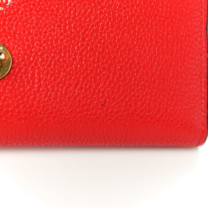Mulberry Small Classic Grain Darley Wallet Fiery Red 12 of 14