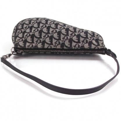 Christian Dior Monogram Mini Saddle Pochette Navy 5 of 9