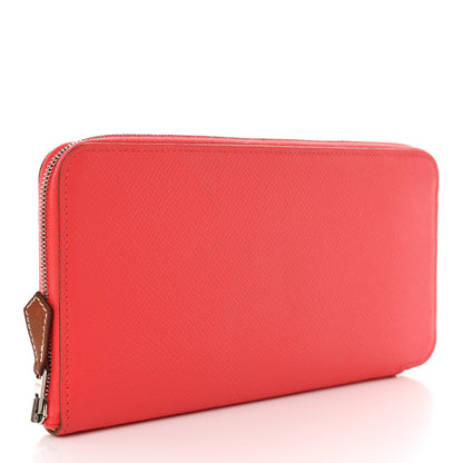 Hermes Epsom Silk'In Wallet Rose Jaipur 3 of 9
