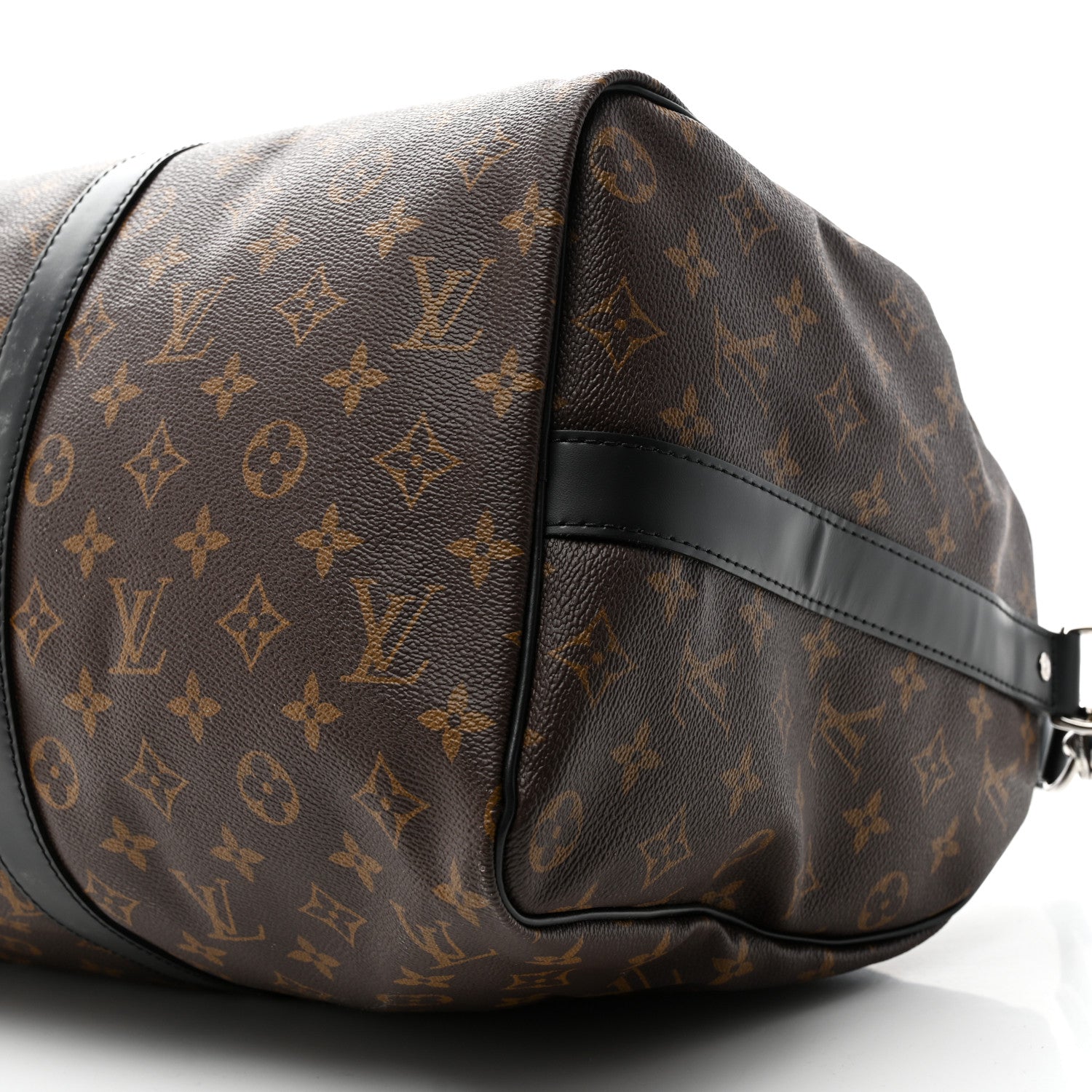 Louis Vuitton Monogram Macassar Keepall Bandouliere 45 8 of 9
