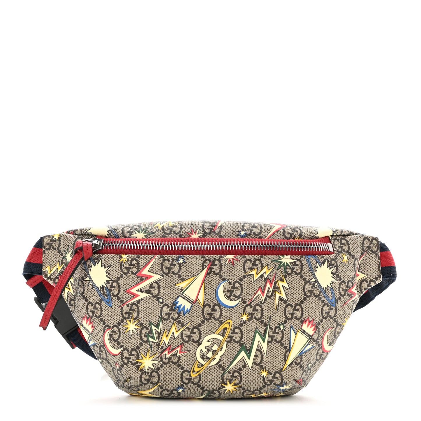 GG Supreme Monogram Childrens Space Print Belt Bag Multicolor