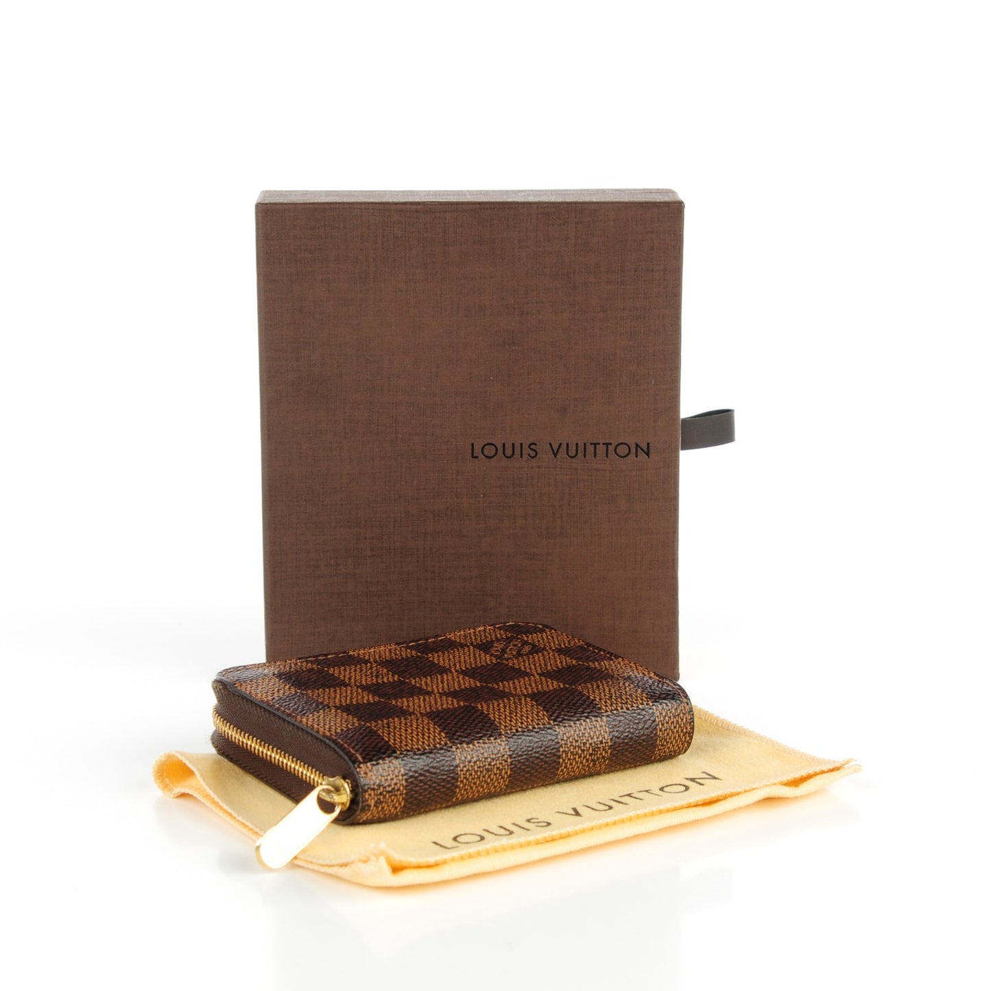 Damier Ebene Zippy Coin Purse