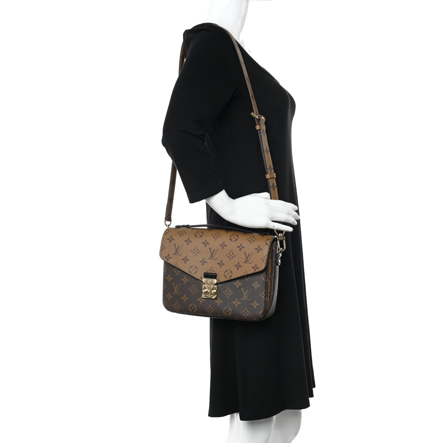 Louis Vuitton Reverse Monogram Pochette Metis 2 of 9