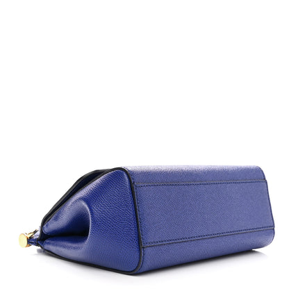 Dolce & Gabbana Dauphine Small Miss Sicily Satchel Bleuette Scuro 4 of 9