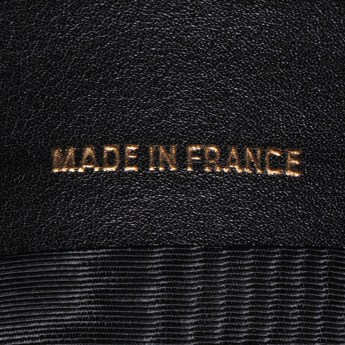 Diamond Stitch Compact Wallet Black