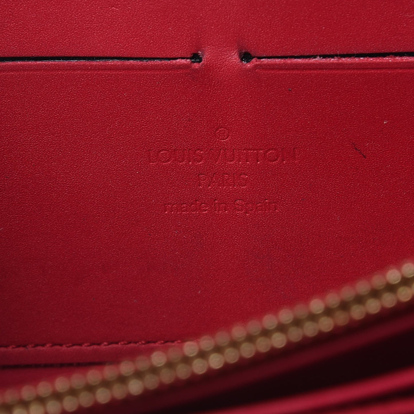 Patent Sweet Monogram Zippy Wallet Rose Indien