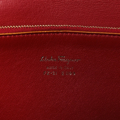 Salvatore Ferragamo Calfskin Medium Aileen Bag Yellow 6 of 10