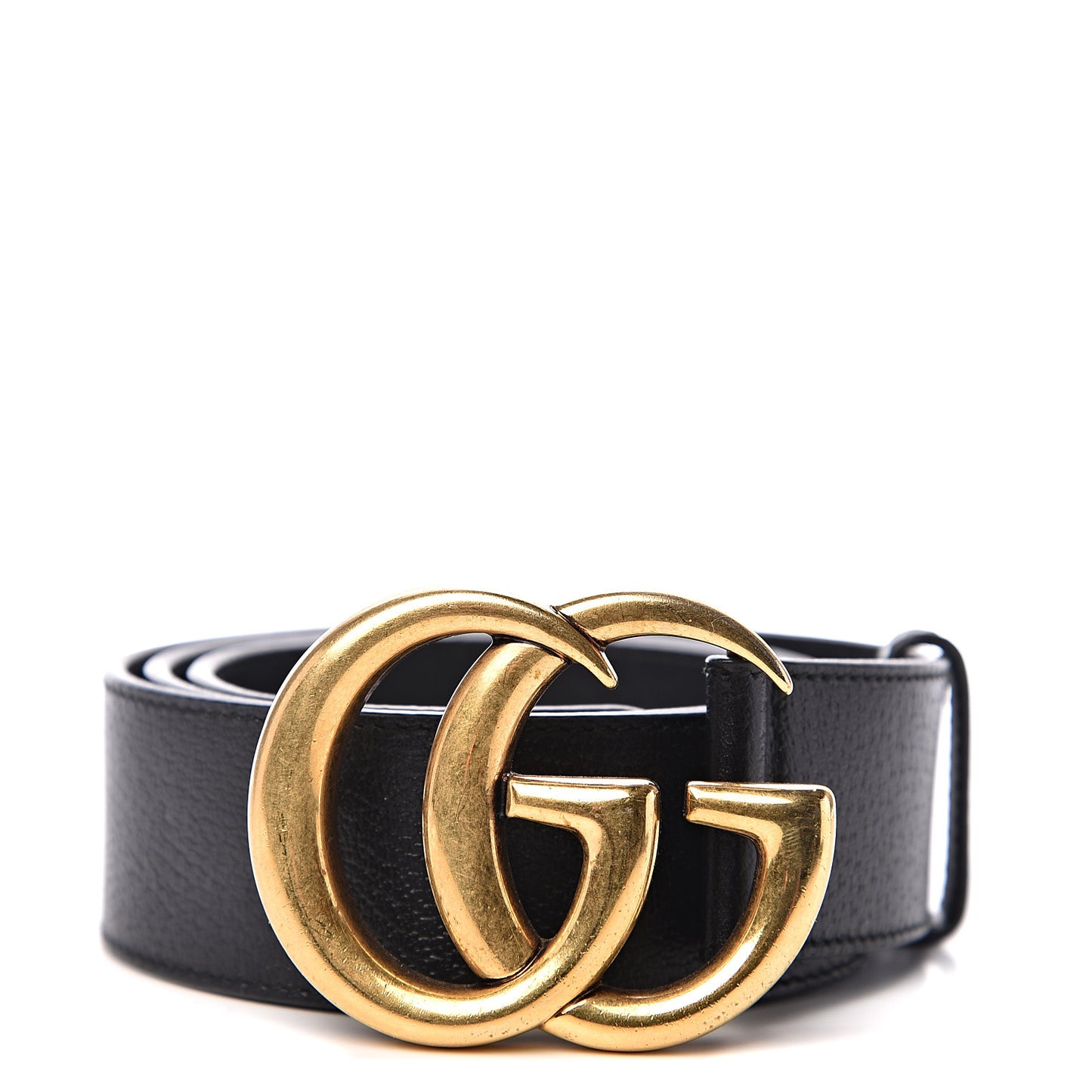 Textured Calfskin Double G 40mm Belt 85 34 Black