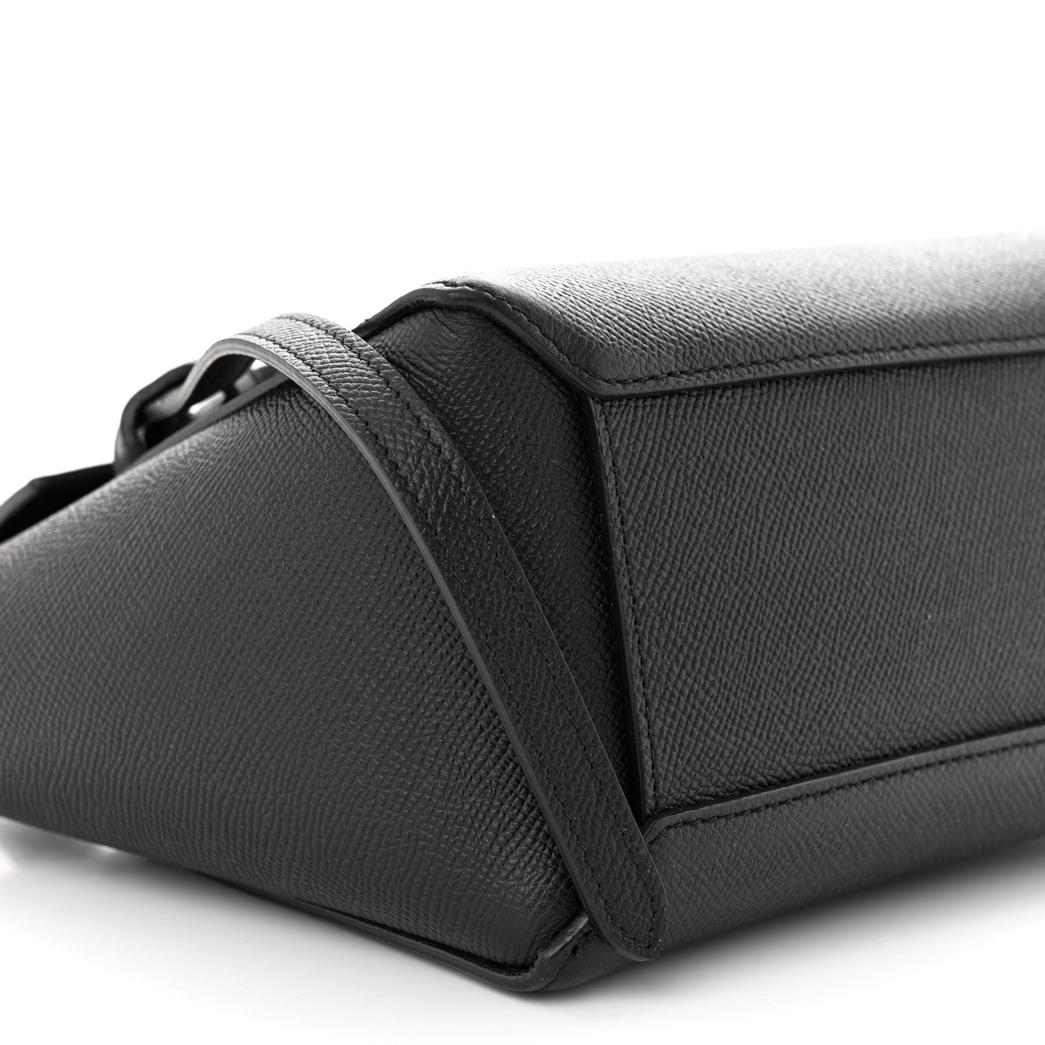 Celine Grained Calfskin Nano Belt Bag Black 9 of 11