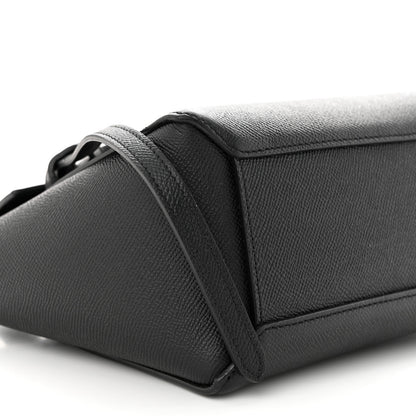 Celine Grained Calfskin Nano Belt Bag Black 9 of 11
