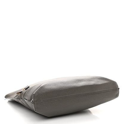Tom Ford Grained Calfskin Alix Padlock Zip Tote Graphite 3 of 12