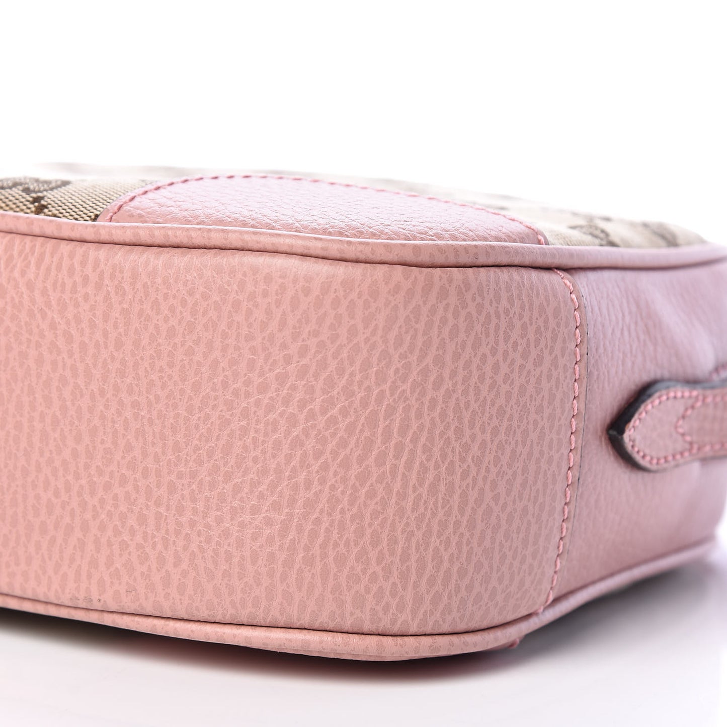 Monogram Mini Bree Messenger Bag Beige Soft Pink
