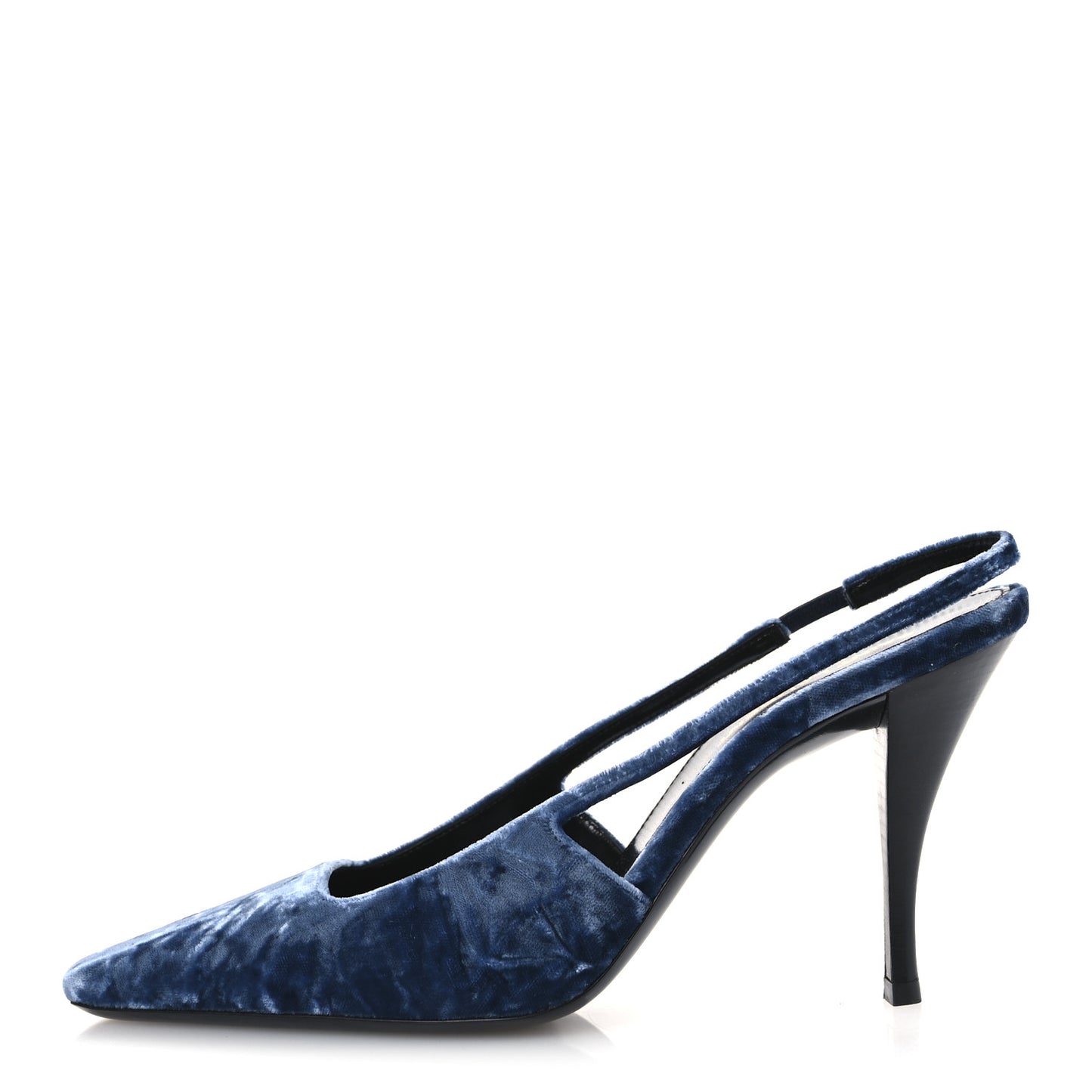 Velluto Mastrop Tom 90 Dream Slingback Pumps 37 Denim