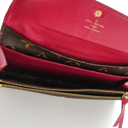 Louis Vuitton Monogram Emilie Wallet Fuchsia 6 of 9