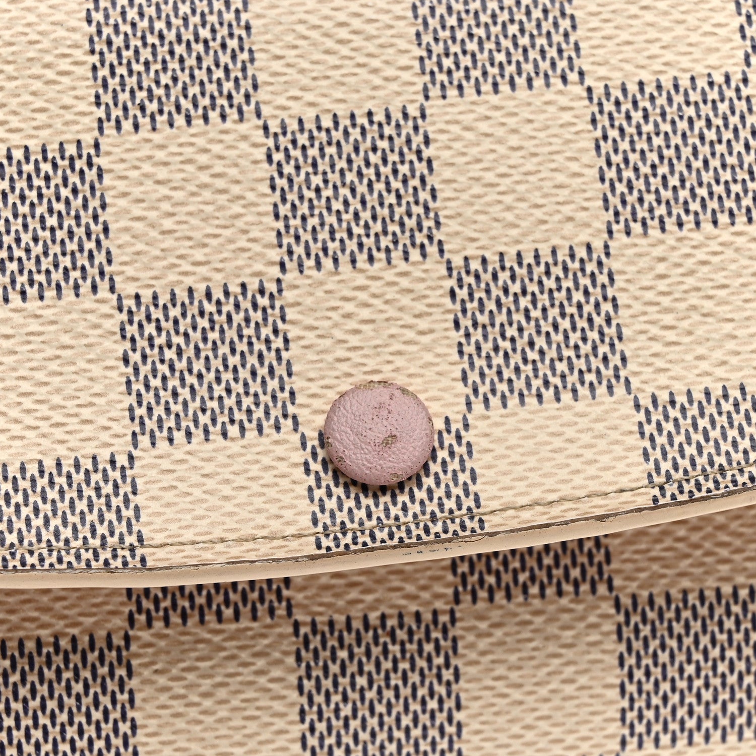 Louis Vuitton Damier Azur Emilie Wallet Rose Ballerine 9 of 14