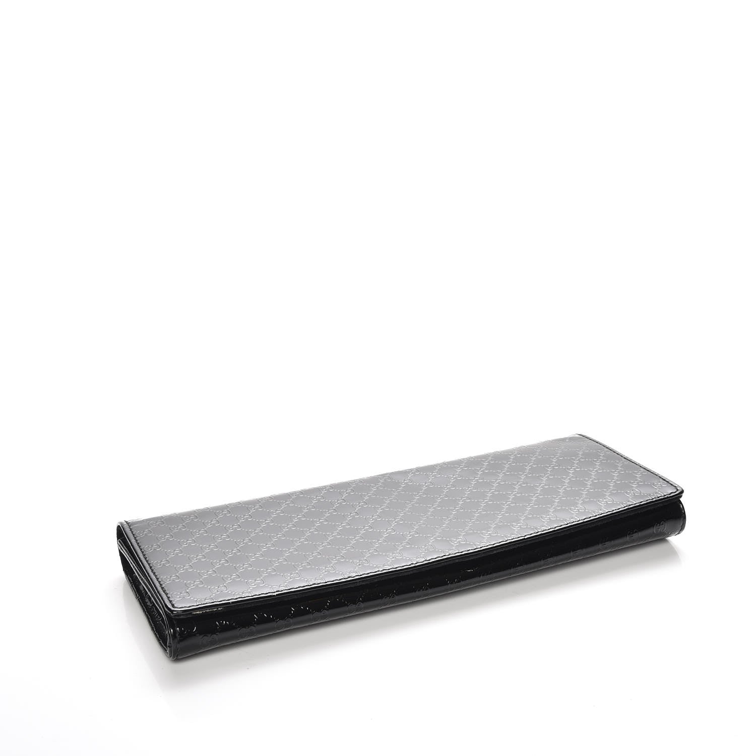 Gucci Patent Microguccissima Small Broadway Clutch Black 4 of 7