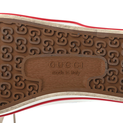 Gucci X LIBERTY OF LONDON Canvas Web Tracy Print Womens 1977 Tennis Sneakers 38.5 Mint Peach Mystic White 6 of 8