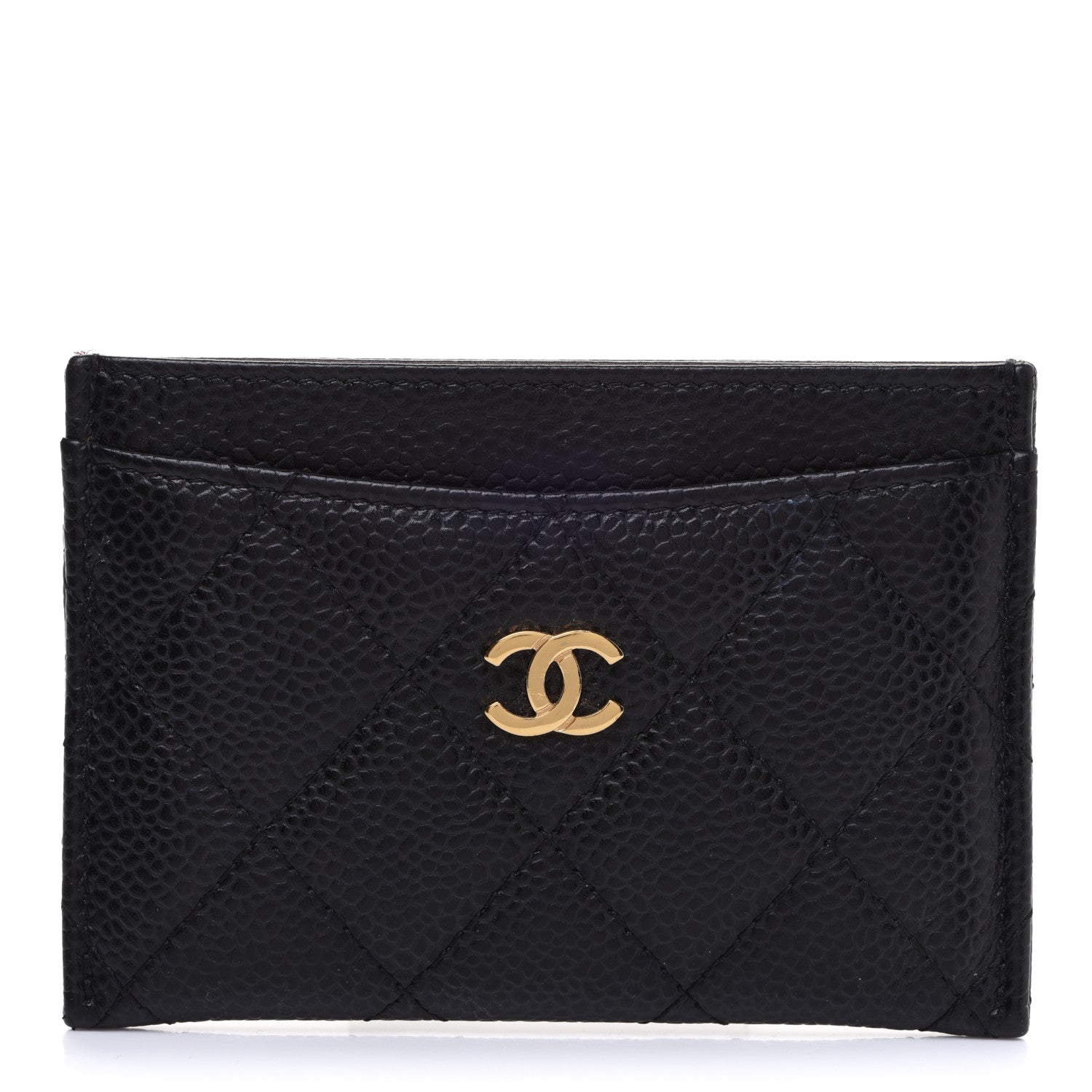 Chanel Caviar Quilted Card Holder Black 1 of 10