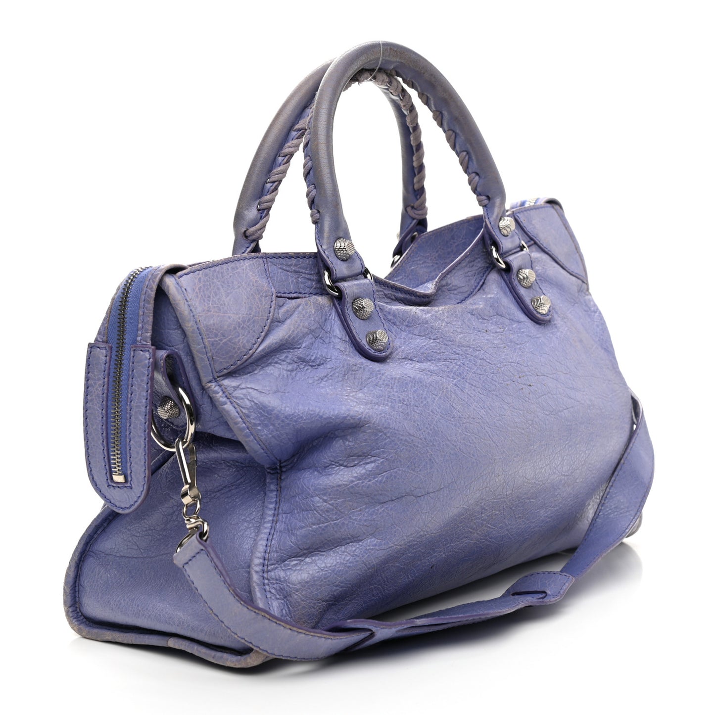 Agneau Giant 12 Silver Hardware City Mauve Light Mauve