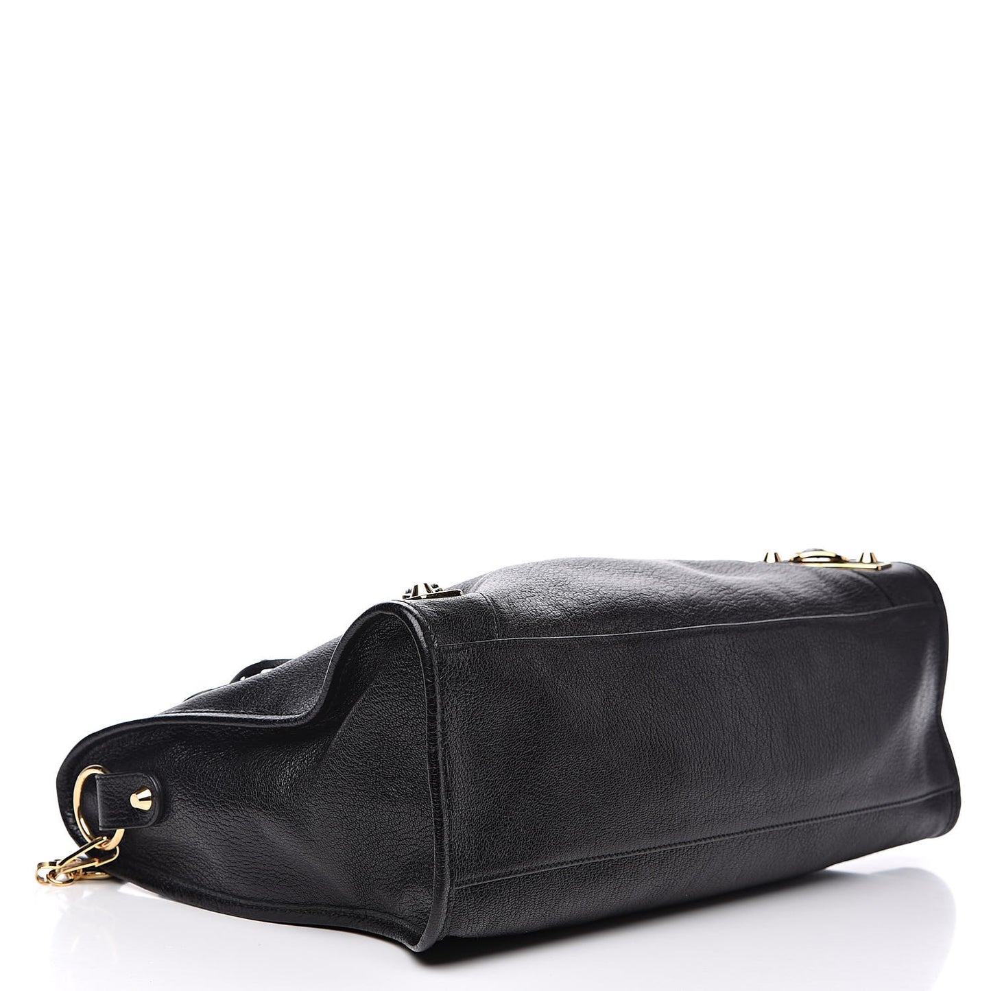 Chevre Gold Metallic Edge Hardware City Black