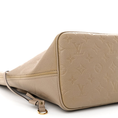 Louis Vuitton Empreinte Monogram Giant Neverfull MM Tourterelle 10 of 12